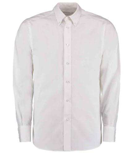 Kustom Kit Long Sleeve Tailored City Business Shirt