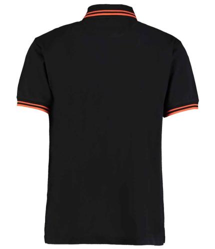 Kustom Kit Contrast Tipped Poly/Cotton Piqué Polo Shirt 1