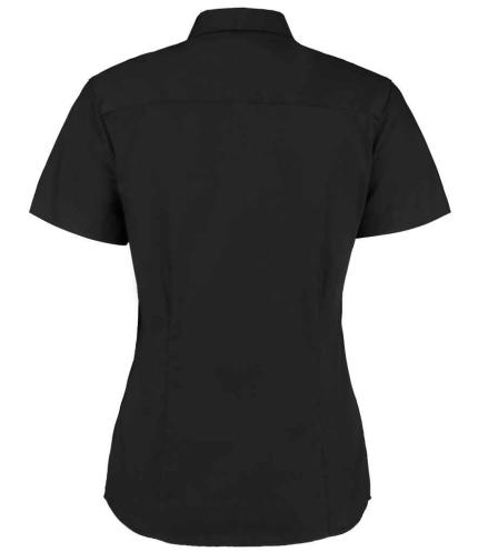 Kustom Kit Ladies Premium Short Sleeve Tailored Oxford Shirt 1