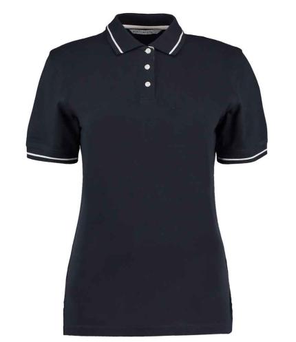 Kustom Kit Ladies St Mellion Tipped Cotton Piqué Polo Shirt 0