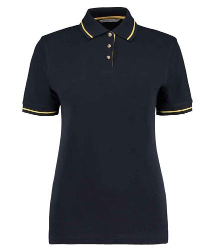 Kustom Kit Ladies St Mellion Tipped Cotton Piqué Polo Shirt