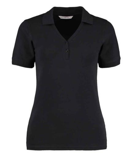 Kustom Kit Sophia Comfortec® V Neck Polo Shirt