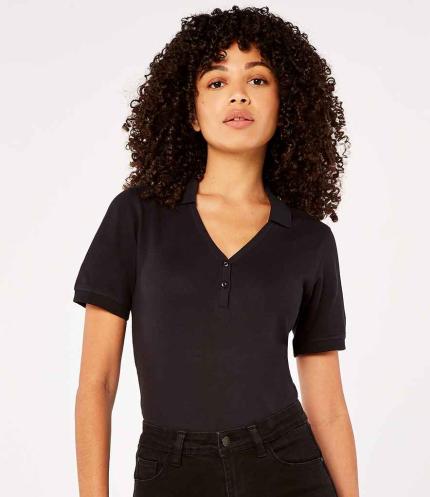 Kustom Kit Sophia Comfortec® V Neck Polo Shirt 2