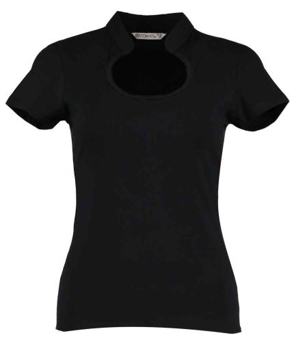 Kustom Kit Ladies Keyhole Neck Corporate Top