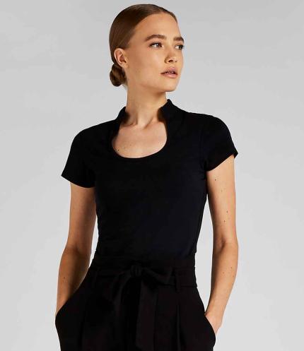 Kustom Kit Ladies Keyhole Neck Corporate Top 2