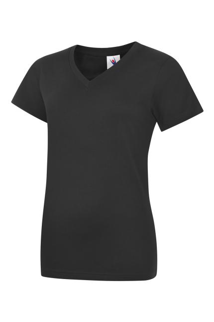 Uneek Ladies Classic V Neck T-shirt 1