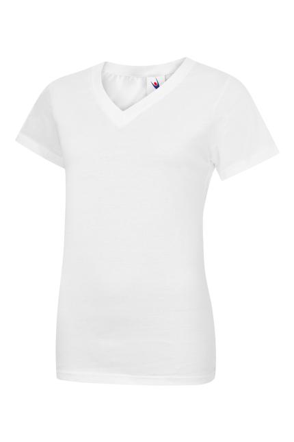 Uneek Ladies Classic V Neck T-shirt 1
