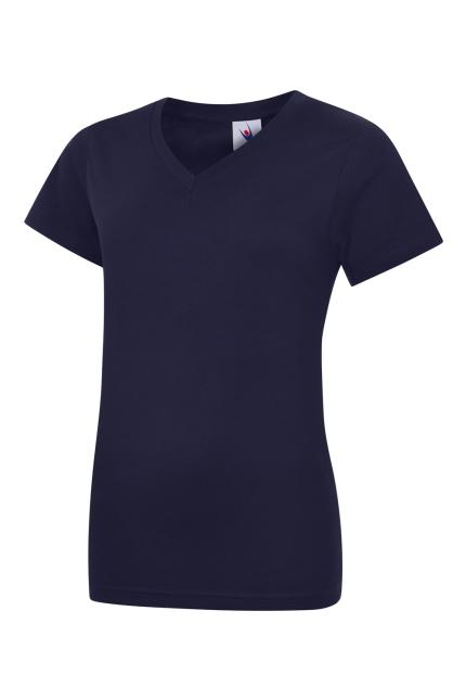 Uneek Ladies Classic V Neck T-shirt 1