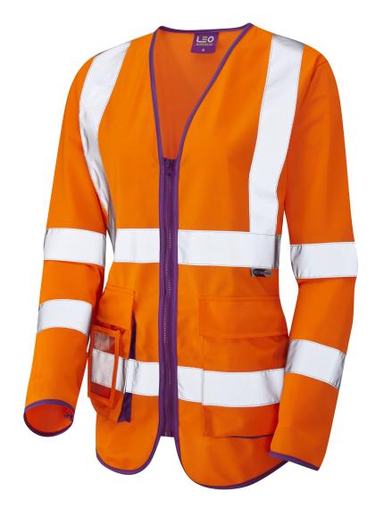LEO BEAWORTHY ISO 20471 Cl 2 Superior Women's Sleeved Waistcoat