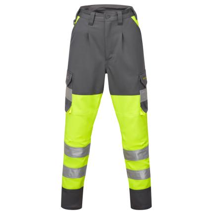 Leo Workwear Beckamoor Ecoviz Hi Vis Womens Stretch Cargo Trouser