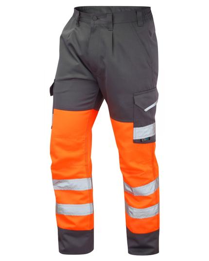 LEO BIDEFORD ISO 20471 Cl 1 Poly/Cotton Cargo Trouser