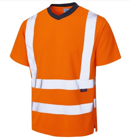 LEO BRAUNTON ISO 20471 Cl 2 Coolviz T-Shirt (EcoViz)