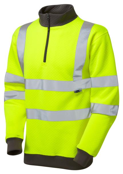 LEO BRYNSWORTHY ISO 20471 Cl 3 1/4 Zip Sweatshirt