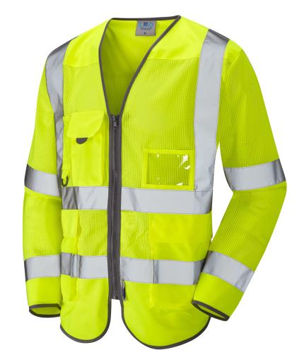 LEO BURRINGTON ISO 20471 Cl 3 Coolviz Superior Sleeved Waistcoat