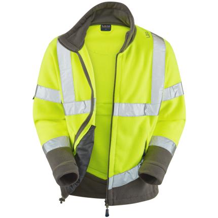 Leo Workwear Clovelly Hi Vis 3-in-1 Anorak with Hartland Fleece Jacket 1