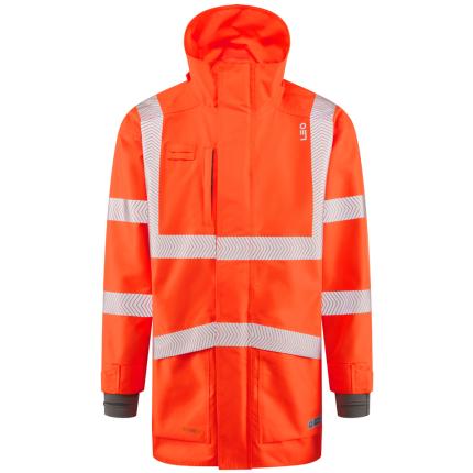 Leo Workwear Clovelly Hi Vis 3-in-1 Anorak with Torrington Bodywarmer 2