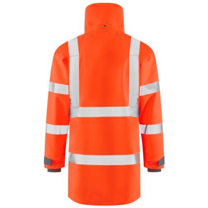 Leo Workwear Eastleigh Ecoviz Hi Vis 10K Performance Breathable Anorak 2