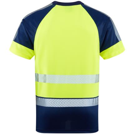 Leo Workwear Forda Ecoviz Hi Vis Performance+ Dual Colour T-Shirt 2