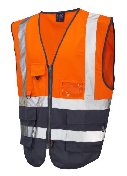 LEO LYNTON ISO 20471 Cl 1 Superior Waistcoat