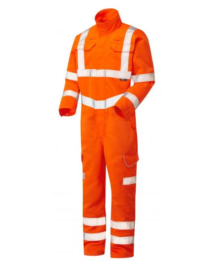 LEO MOLLAND ISO 20471 Cl 3 Poly Cotton Coverall