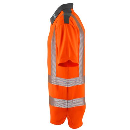 Leo Workwear Trimstone Ecoviz Hi Vis Coolmax High Performance Polo Shirt 1