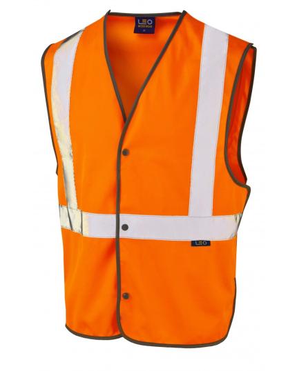 LEO UMBERLEIGH ISO 20471 Cl 2 Railway Stud Waistcoat