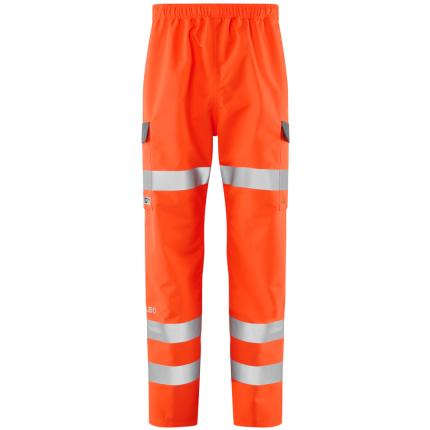 Leo Workwear Westleigh Ecoviz 10K Hi Vis Performance Breathable Overtrouser