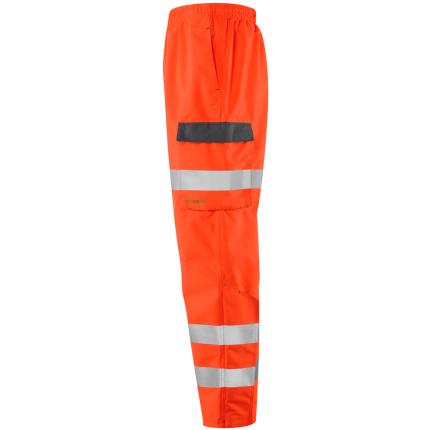 Leo Workwear Westleigh Ecoviz 10K Hi Vis Performance Breathable Overtrouser 1