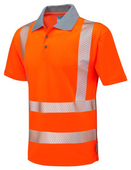 LEO WOOLACOMBE ISO 20471 Cl 2 Coolviz Plus Polo Shirt