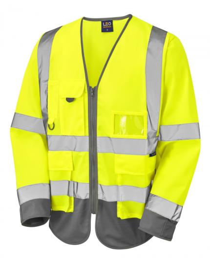 LEO WRAFTON ISO 20471 Cl 3 Superior Sleeved Waistcoat