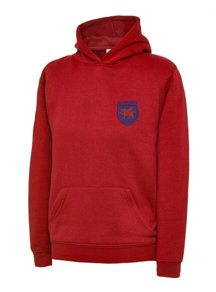 Llangiwg Hoodie Adult Sizes