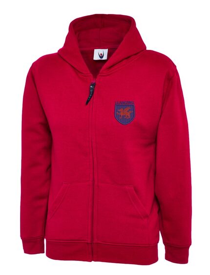 Llangiwg Zip Hoodie Child Sizes