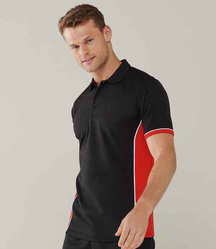 Finden + Hales Contrast Panel Polo Shirt 3