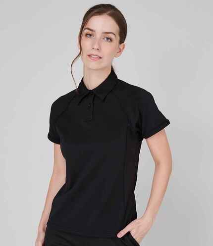Finden + Hales Ladies Performance Piped Polo Shirt 1