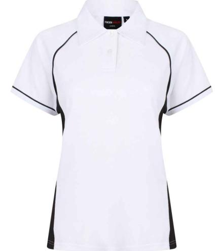 Finden + Hales Ladies Performance Piped Polo Shirt 0