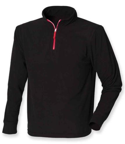 Finden + Hales Zip Neck Piped Micro Fleece 0