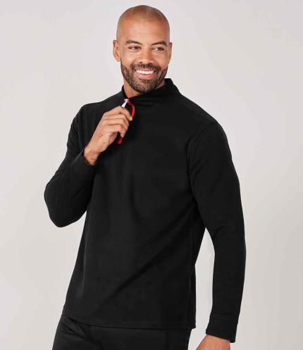 Finden + Hales Zip Neck Piped Micro Fleece 1