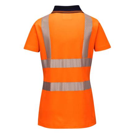 Portwest
 Hi-Vis Women's Cotton Comfort Pro Polo Shirt S/S 1