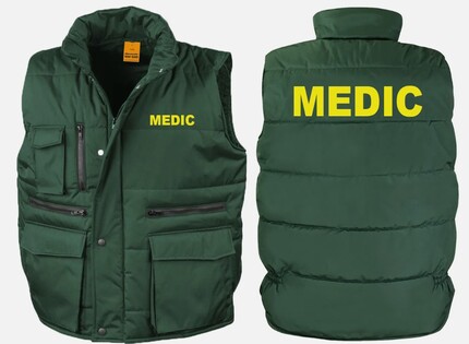 Medic Printed Result Workguard Bodywarmer
