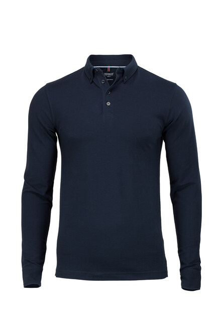 Nimbus Carlington deluxe long sleeve polo