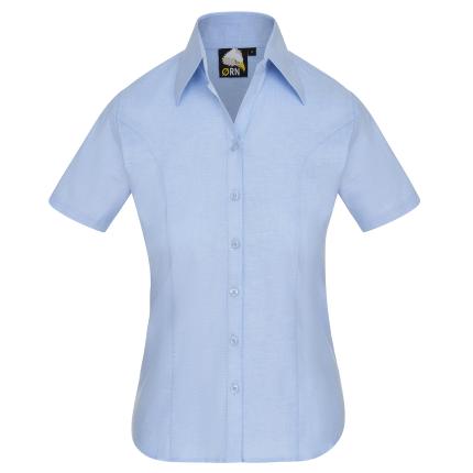 ORN Classic Ladies Oxford Short Sleeve Blouse