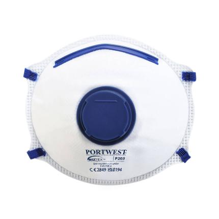 Portwest
 FFP2 Valved Dolomite Respirator (Pk10) 1