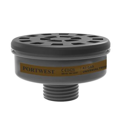 Portwest
 A2 Gas Filter Universal Thread (Pk6) 0