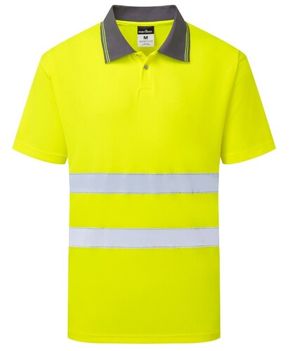 Portwest ES1 Essential Hi-Vis Short Sleeved Polo Shirt
