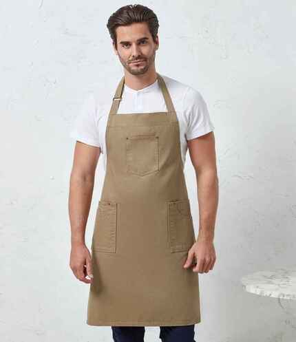 Premier Cotton Chino Bib Apron 1