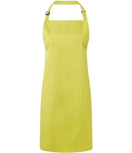 Premier 'Colours' Bib Apron - Lime Green | Order Uniform UK Ltd