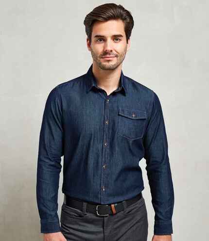 Premier Jeans Stitch Denim Shirt 3