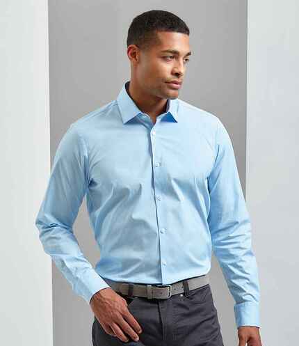 Premier Long Sleeve Stretch Fit Poplin Shirt 3