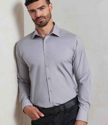 Premier Long Sleeve Stretch Fit Poplin Shirt 3