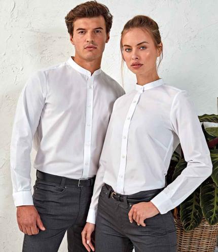 Premier Long Sleeve Grandad Shirt 2